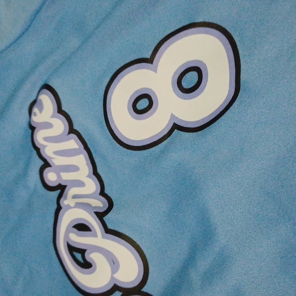 PVBS31MOM blue tshirt top size S - Picture 3 of 4